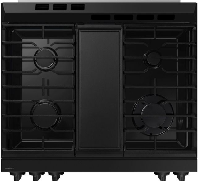 Cuisinière au gaz encastrée de 30 po Samsung® Bespoke de 6,0 pi³ - Acier inoxydable résistant aux traces de doigts-3