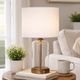 Stylecraft Painted Antique Gold Portable Rechargeable LED Lamp-1