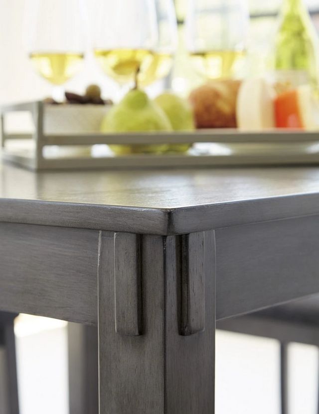 Signature Design by Ashley® Bridson 5-Piece Gray Counter Height Dining Table Set-4