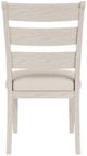 Riverside Furniture Glenndale Aged White Upholstered Side Chair-4
