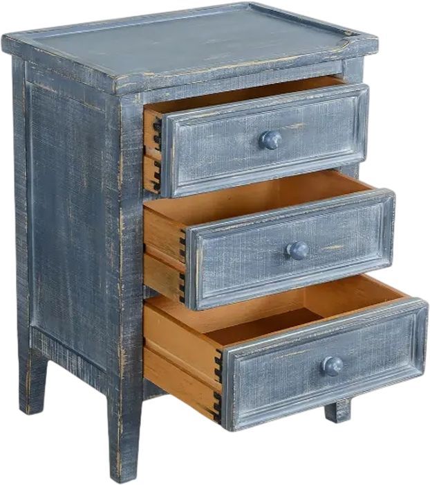 Sunny Designs™ Marina Ocean Blue End Table-3