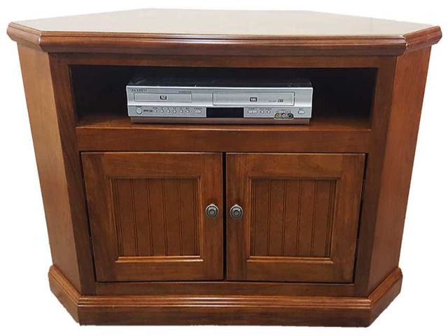 American Heartland Manufacturing Poplar 41" Corner TV Stand-2