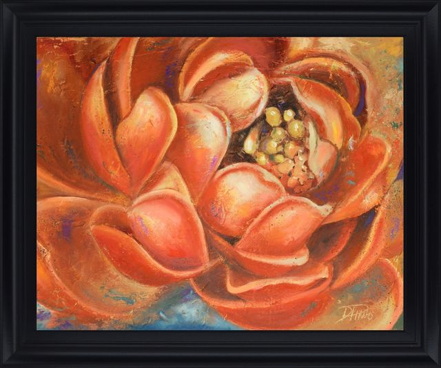 Classy Living Amber Petal Radiance Wall Art-0