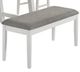 Elements International Summerville 6-Piece Antique White/Oak Dining Set-2