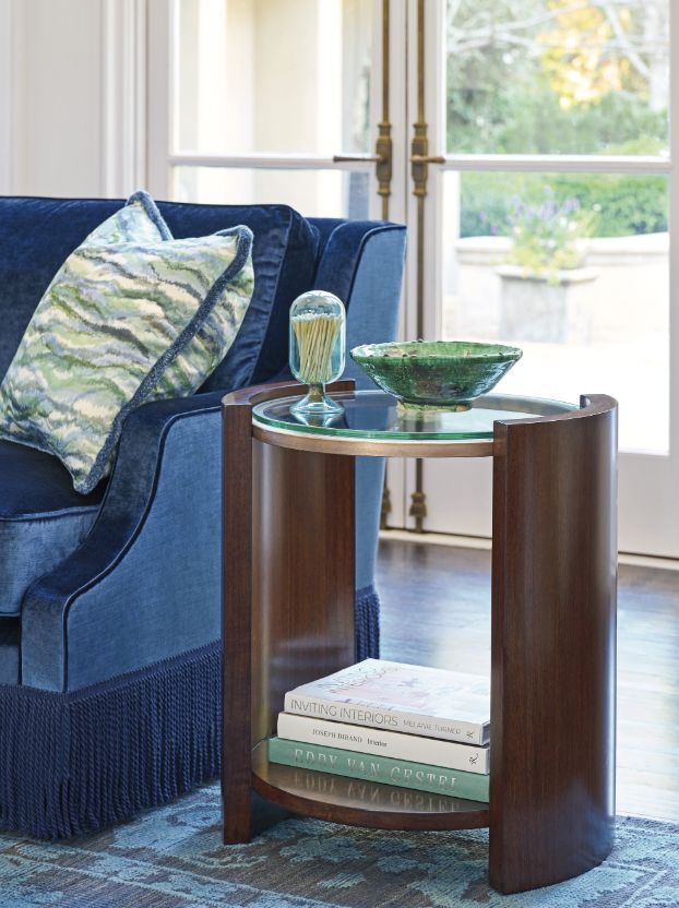 Lexington Home Rendezvous Lennox Brown Accent Table-3