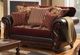 Furniture of America® Franklin 2-Piece Burgundy/Espresso Set-1