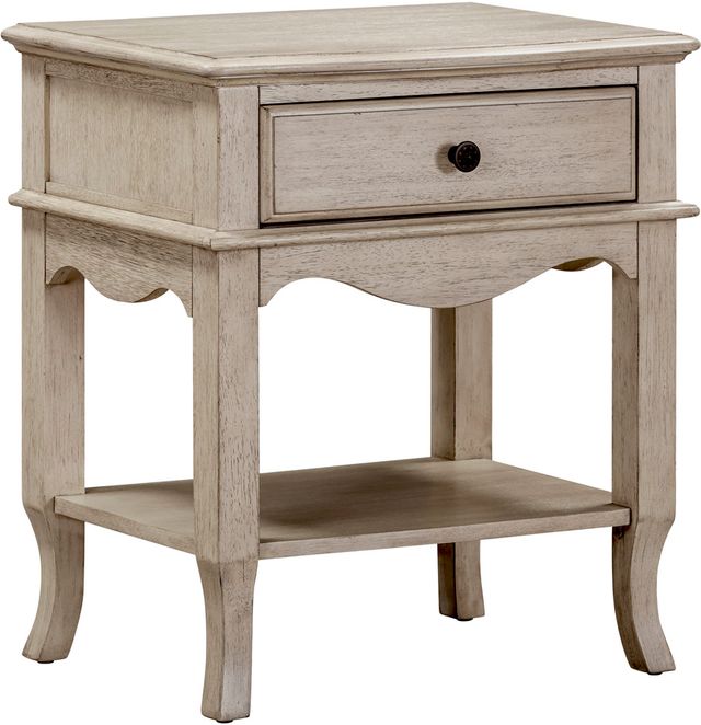 aspenhome® Provence Linen 1-Drawer Nightstand-0
