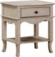aspenhome® Provence Linen 1-Drawer Nightstand-0