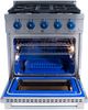 Vezeni Randolph Collection 30" Stainless Steel Pro Style Gas Range-1