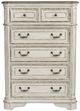 Liberty Furniture Magnolia Manor Antique White/Weathered Bark Chest-2