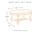 Table de café ovale Norcastle, brun, Signature Design by Ashley®-5