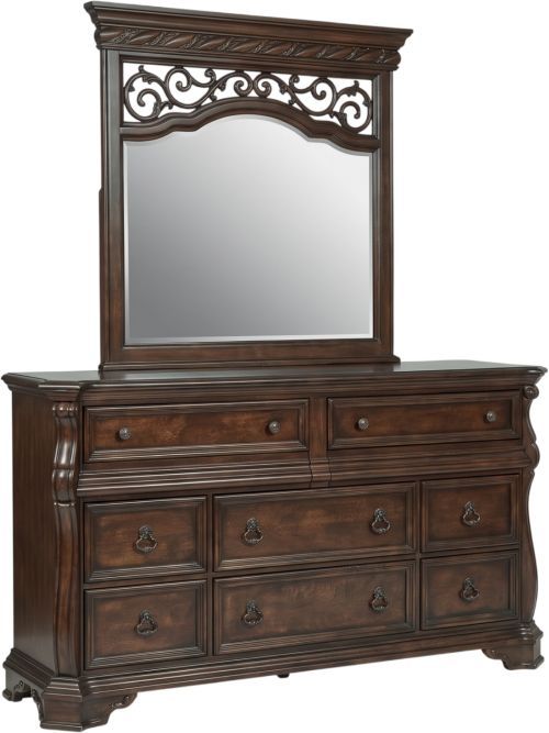 Liberty Furniture Arbor Place 5-Piece Brownstone California King Bedroom Set-3