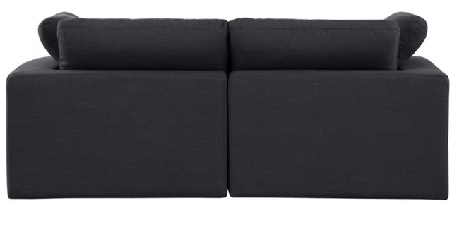 Meridian Furniture Comfy 2-Piece Black 80" Modular Loveseat-4
