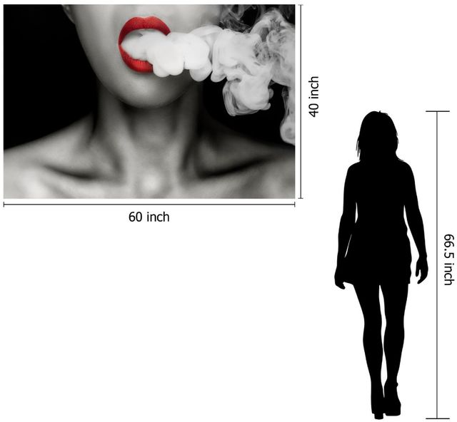 Classy Living Rolling Smoke Wall Art-2