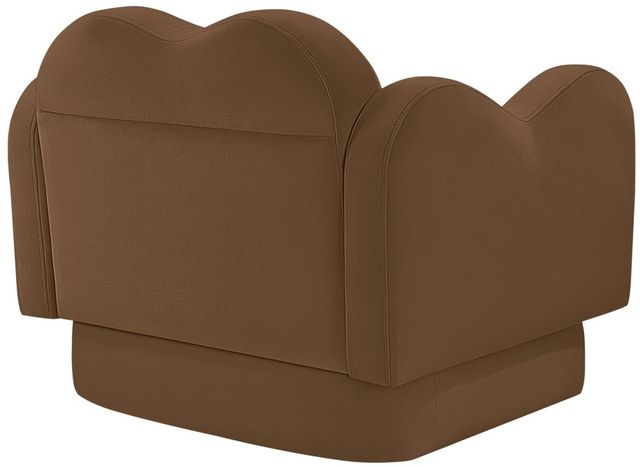 Meridian Furniture Bloom Saddle Velvet Upholstered Accent Chair-3