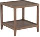 Porter International Designs Lowell Brown Square End Table-0