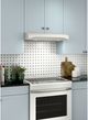 Broan® Elite Alta™ 1 Series 30" White Convertible Under Cabinet Range Hood-3