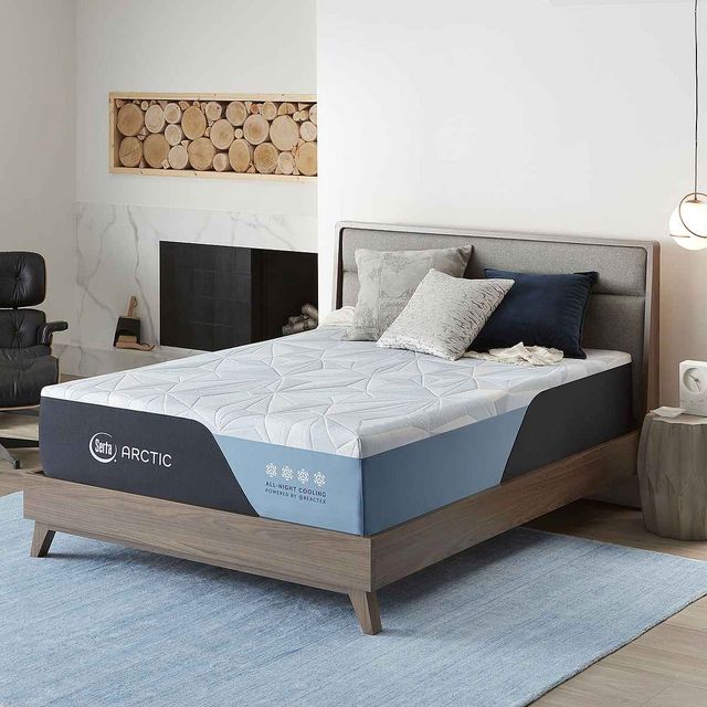 Serta® Arctic Gel Memory Foam Plush Tight Top Queen Mattress-8