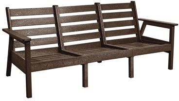 C R Plastics Tofino Chocolate Sofa-0