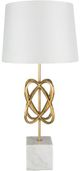Surya Bellamy Gold/Marble Table Lamp-0