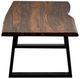 Porter International Designs Manzanita Harvest Coffee Table with Black Metal Base -3