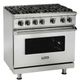 Viking® 5 Series 36'' Martini Sealed Burner Pro Style Gas Range-3