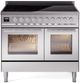 Ilve® Professional Plus II 40" Stainless Steel Pro Style Induction Range-0