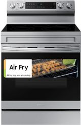 Samsung 30" Fingerprint Resistant Stainless Steel Smart Freestanding Electric Range