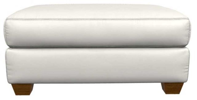 La-Z-Boy® Wilmette Ivory Leather Ottoman-1