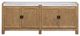 Magnussen Home® Plum Creek Sierra Brown Door Console with Marble Top-1