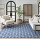 Nourison Home™ Aloha Blue 5'x8' Style 11 Indoor/Outdoor Area Rug-4