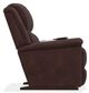 La-Z-Boy® Stratus Chestnut Leather Power Rocking Recliner with Massage and Heat-2