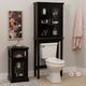 Linon Scarsdale Black Space Saver Cabinet-1