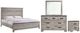 Elements International Millers Cove 4-Piece Gray King Panel Bedroom Set-0