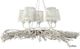 A & B Home White 5-Light Chandelier-0