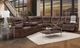 Behold™ Home Harley 7-Piece Brown Curved Power Reclining Sectional-1