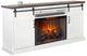 Sunny Designs™ European Cottage TV Console with Fireplace Option-0