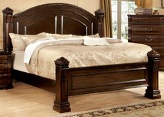 Furniture of America® Burleigh Cherry Queen Panel Bed