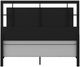 Signature Design by Ashley® Covetown Dark Brown Queen Panel Bed-3