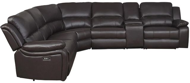 Homelegance® Falun Brown 6-Piece Modular Power Reclining Sectional-2