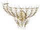 Currey & Company Magnum Opus Brass/White Wall Sconce-2