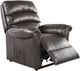 Primo™ International Fresna Dark Brown Upholstered Power Lift Recliner Chair-1