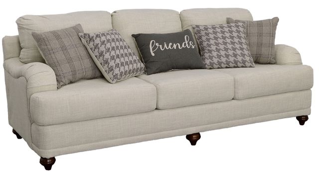 Coaster® Glenn 3-Piece Light Gray Living Room Set-4