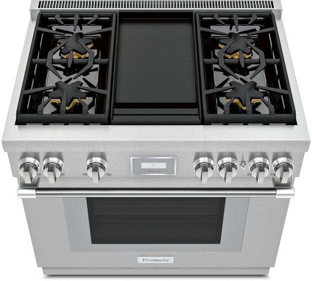 Thermador® Pro Harmony® 36" Stainless Steel Pro Style Dual Fuel Range-3