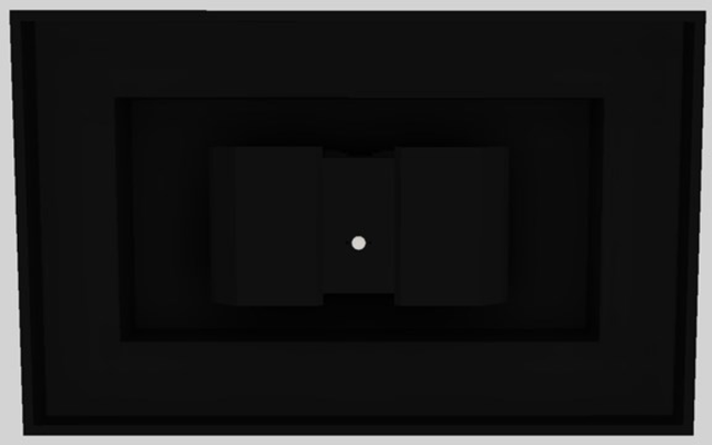 Vent-A-Hood® 48" Black Contemporary Island Range Hood-2