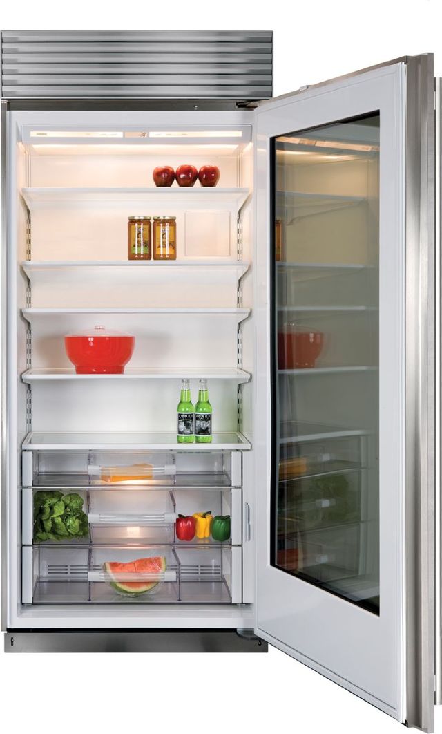 Clearance Sub-Zero® 23.3 Cu. Ft. Stainless Steel Built In Refrigerator-1