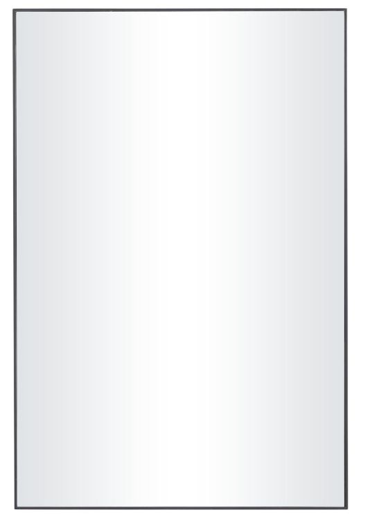 Deco Marche Black Thin Minimalistic Frame Wall Mirror-0