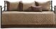 Olliix by Madison Park 6 Piece Brown Boone Reversible Daybed Cover Set-0