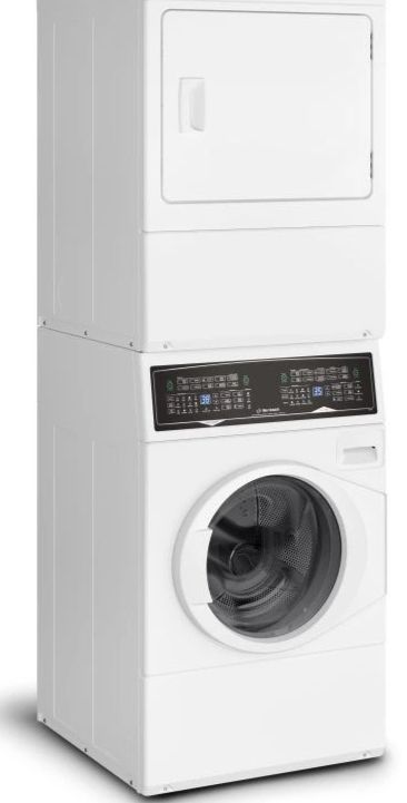 Huebsch® White Electric Laundry Center, 3.5 Cu. Ft. Washer, 7 Cu. Ft. Dryer-2
