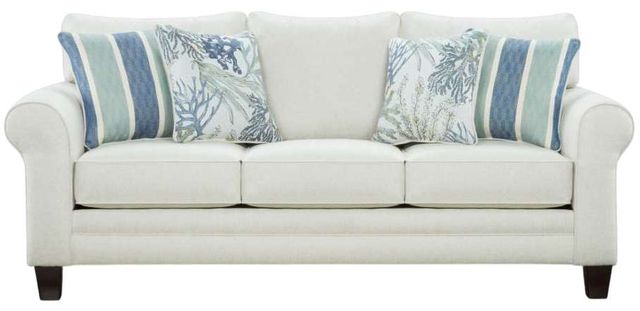 Fusion Furniture Grande Glacier White Sofa-0